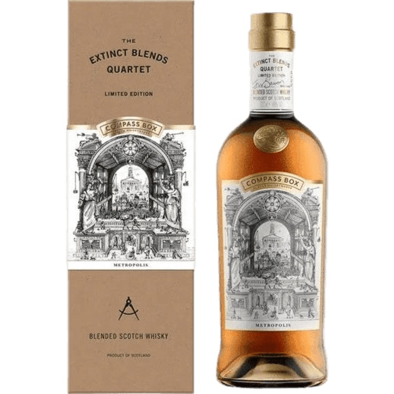 Compass Box The Extinct Blends Quartet Metropolis Limited Edition Blended Scotch Whisky  - 750ML