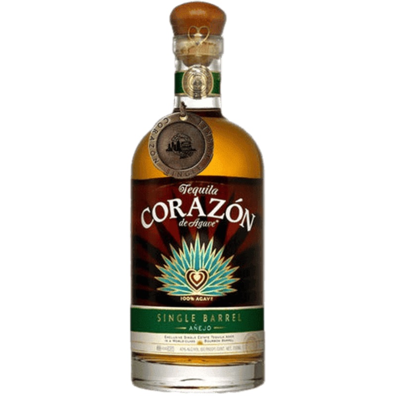 Corazon 'San Diego Barrel Boys' Single Barrel Anejo Tequila Aged in 1792 Bourbon Barrels - 750ML