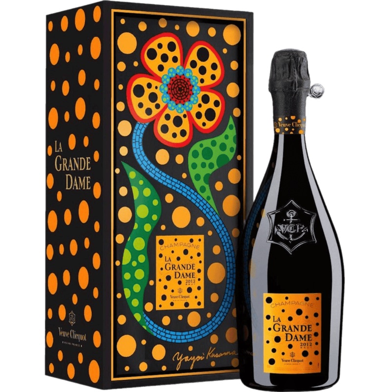 Veuve Clicquot La Grande Dame Yayoi Kusama Limited Edition In Gift Box 2012 - 750ML