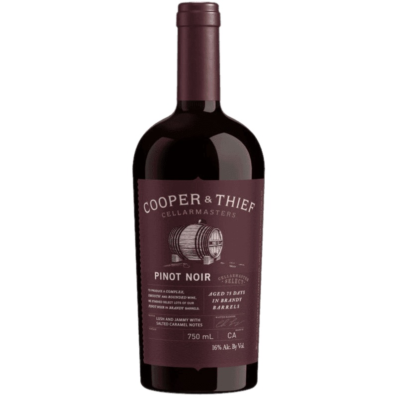 Cooper & Thief Pinot Noir Aged 75 Days In Brandy Barrels California - 750ML