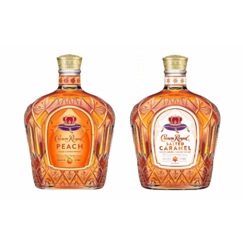 Crown Royal Peach & Salted Caramel Bundle - 750ML