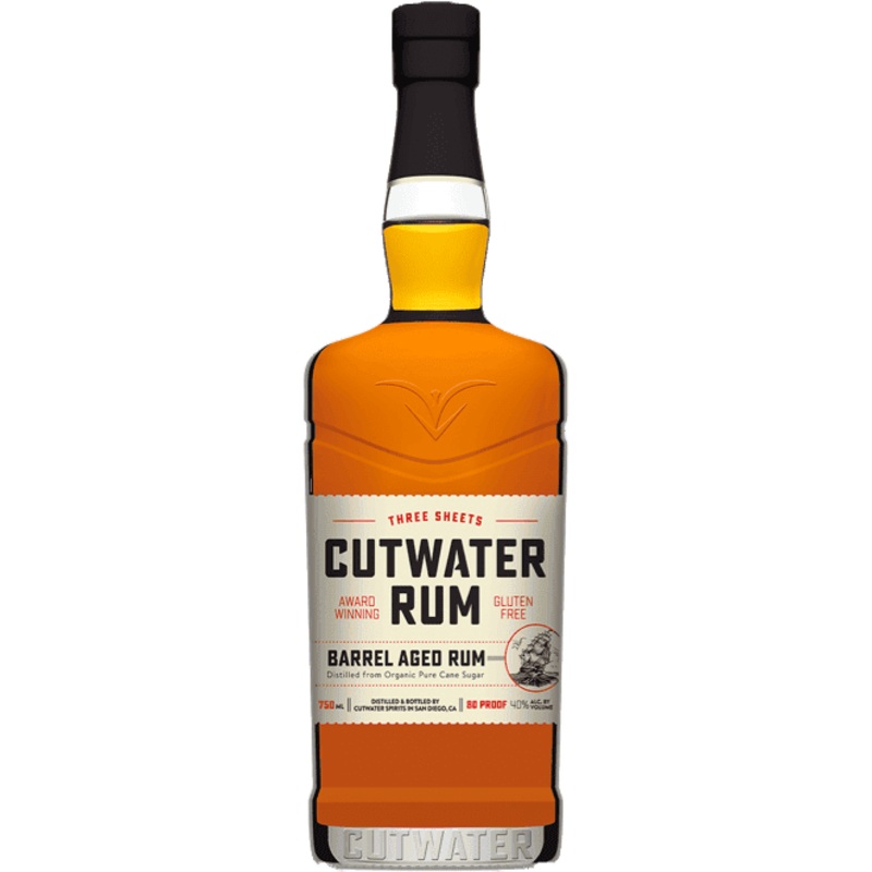 Cutwater Spirits Three Sheets Barrel Aged Rum - 750ML