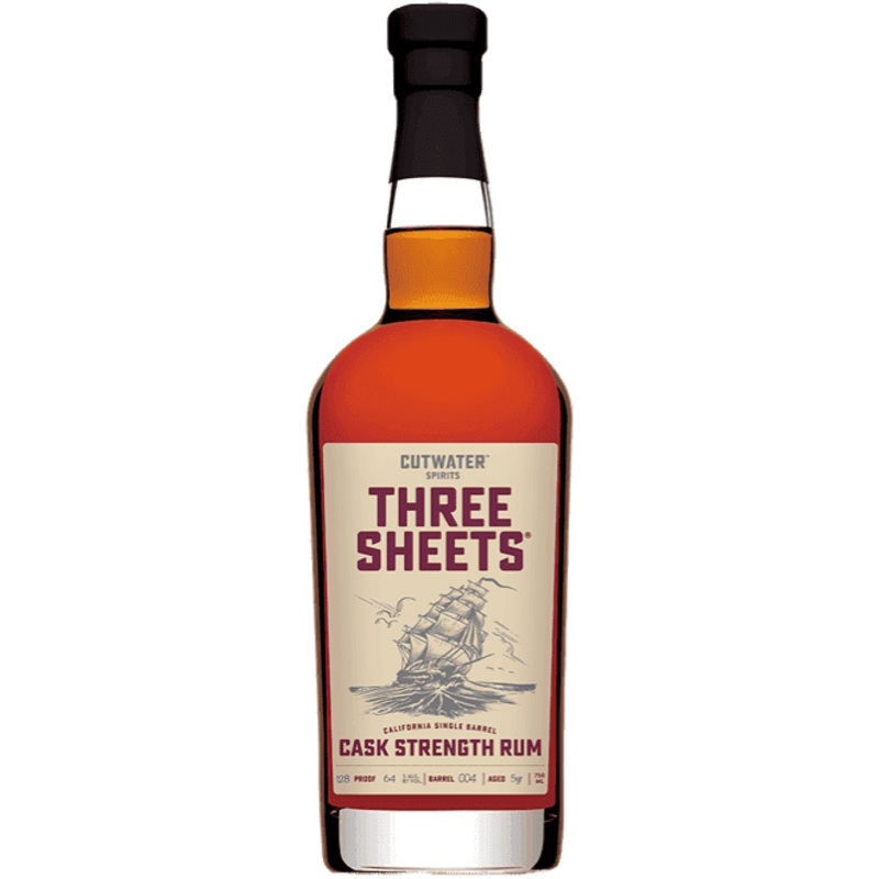 Cutwater Spirits Three Sheets Cask Strength Rum - 750ML