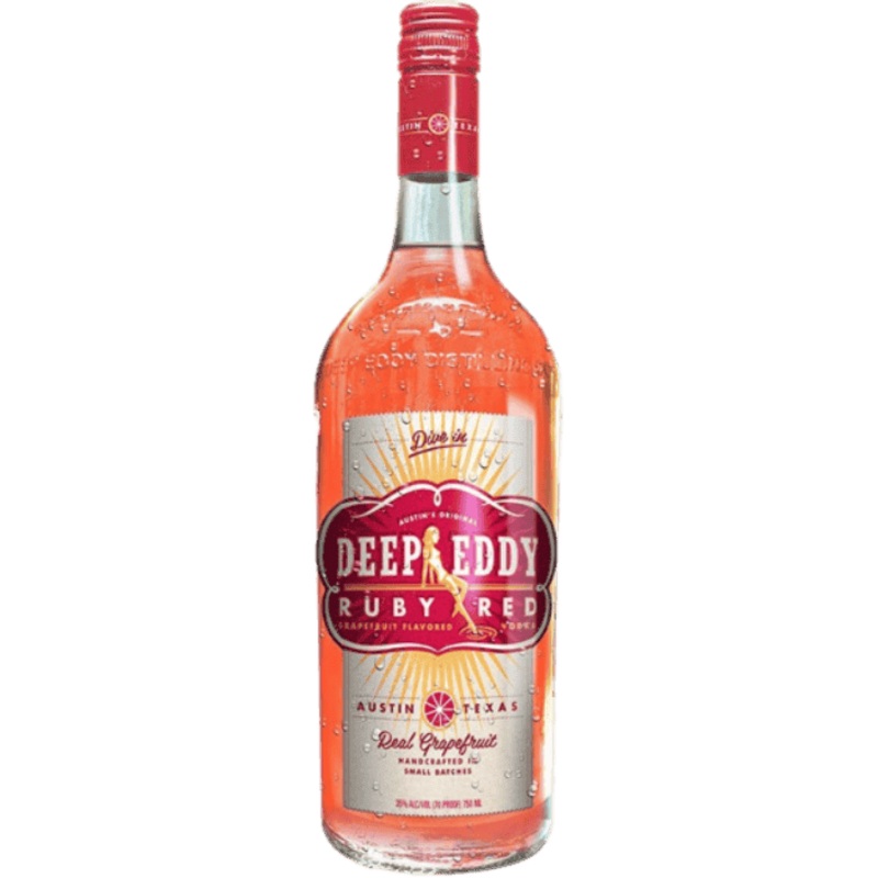 Deep Eddy Ruby Red Grapefruit Flavored Vodka - 750ML