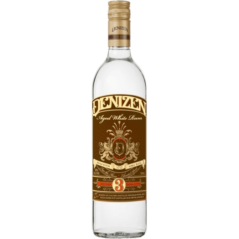Denizen Aged White Rum 3 Year Old - 750ML