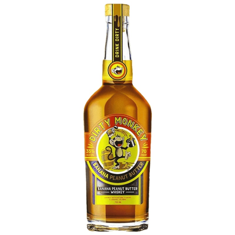 Dirty Monkey Banana Peanut Butter Whiskey - 750ML