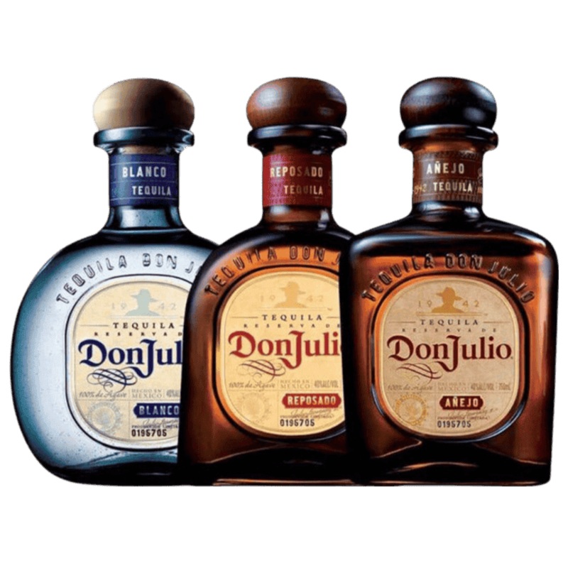 Don Julio Blanco, Reposado & Anejo Tequila Bundle - 750ML