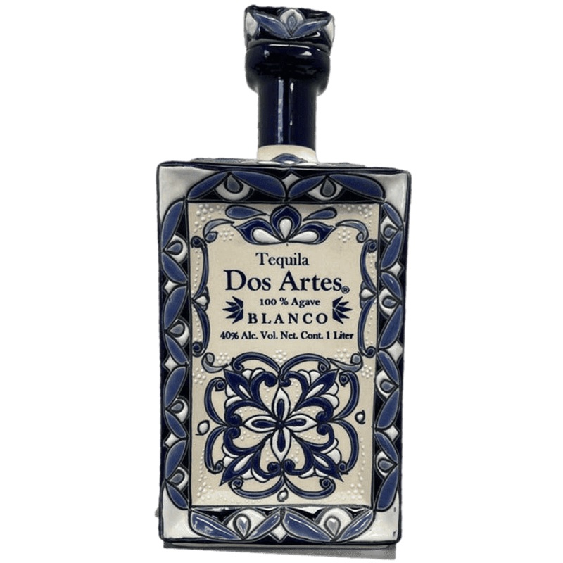 Dos Artes Blanco Tequila Hand Painted - 1L