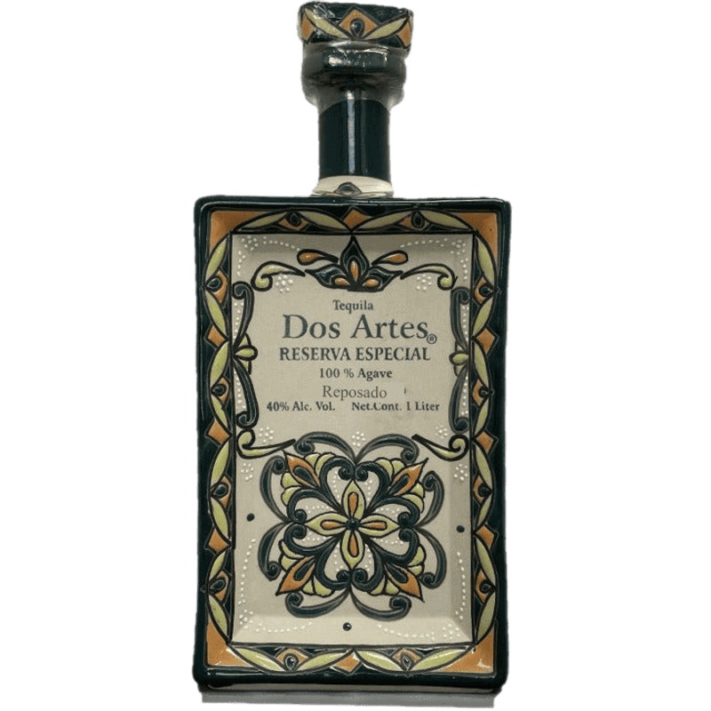 Dos Artes Reposado Tequila Hand Painted - 1L