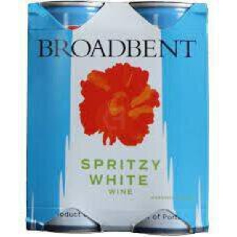Broadbent Spritzy White Wine 4Pk  250ml