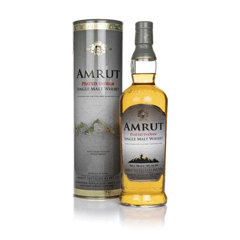 Amrut Peated Sigle Malt Whisky 70CL