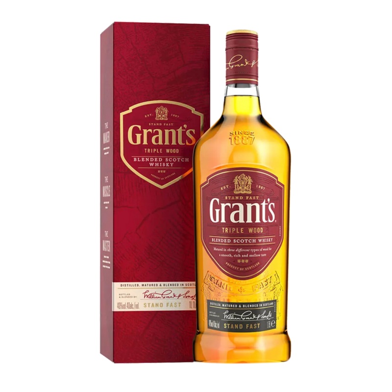 GRANTS TRIPLE WOOD BLENDED SCOTCH WHISKEY
