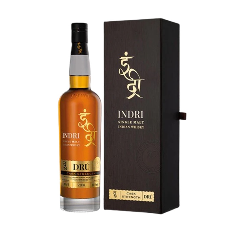 Indri Dru Cask Strength Single Malt Whisky 70CL