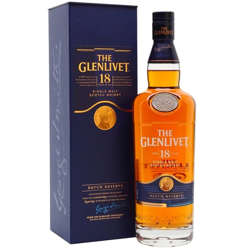 Glenlivet 18 Year Old Single Malt Scotch Whiskey