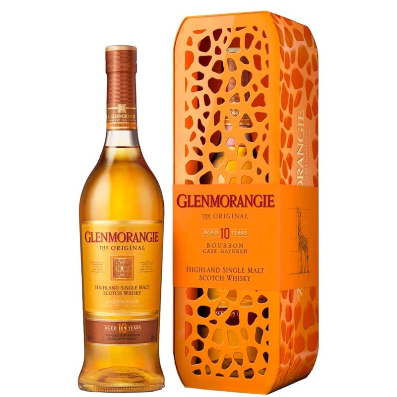 Glenmorangie Original 10 Year Old Giraffe Scotch Whiskey Gift Set