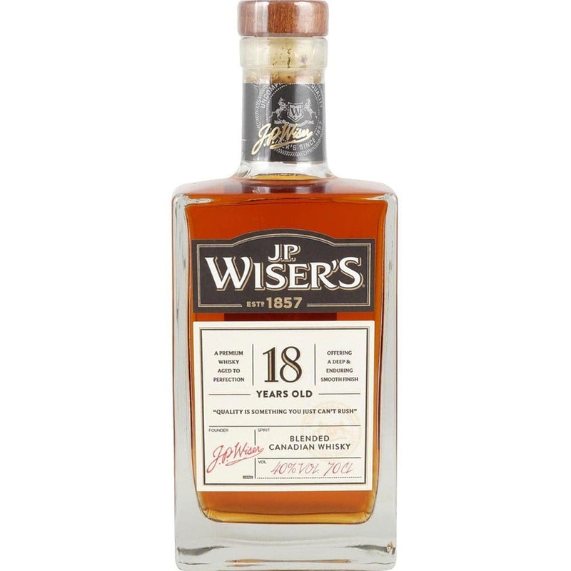 J.P. Wiser's 18 Year Canadian Whisky