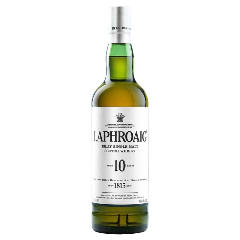 Laphroaig 10 Year Old Single Malt Scotch Whiskey