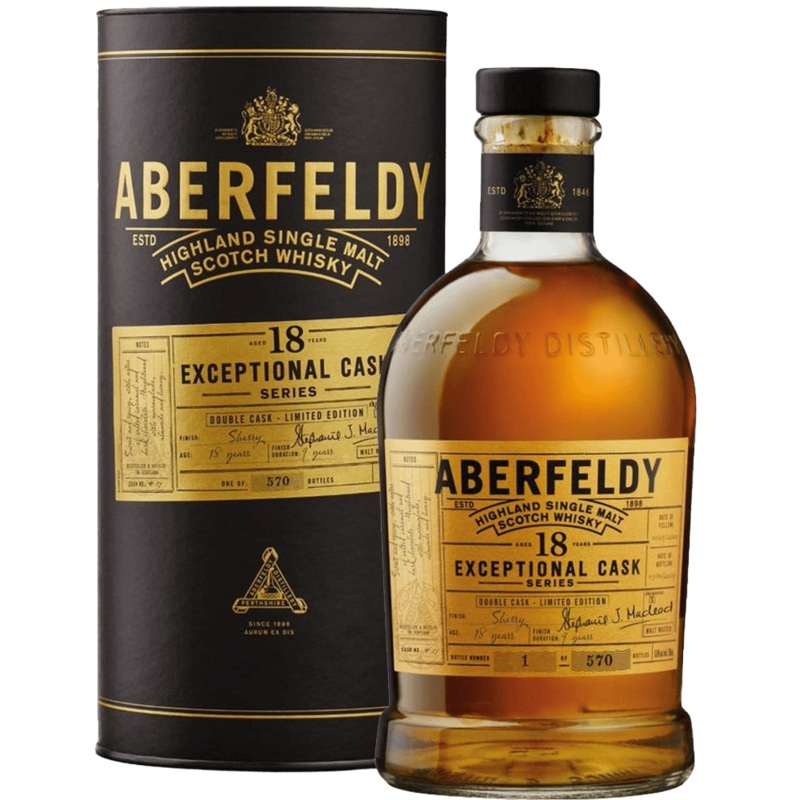 Aberfeldy 18 Year Old Exceptional Cask Series Scotch Whisky - 750ML