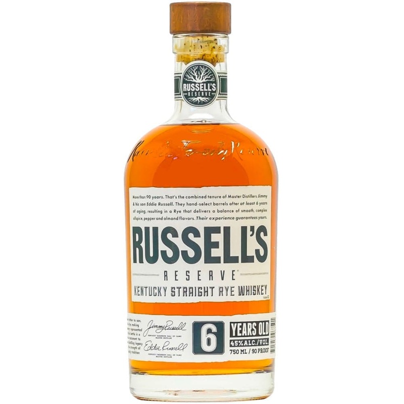 Russells Reserve 6 Year Old Kentucky Rye Whiskey