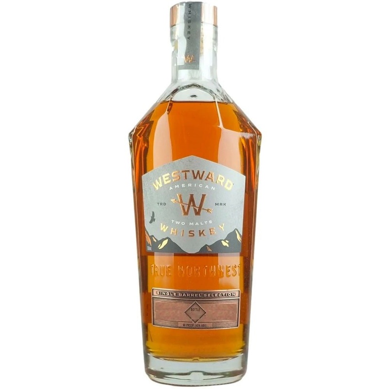 Westward American Two Malts Single Barrel Selection Whiskey Bottle 0862