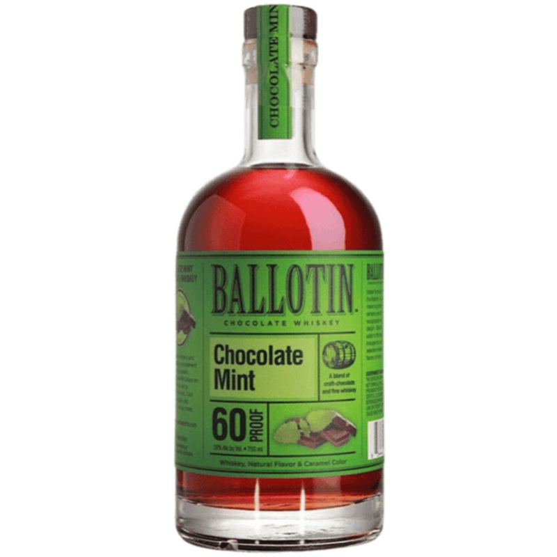 Ballotin Chocolate Mint Whiskey - 750ML