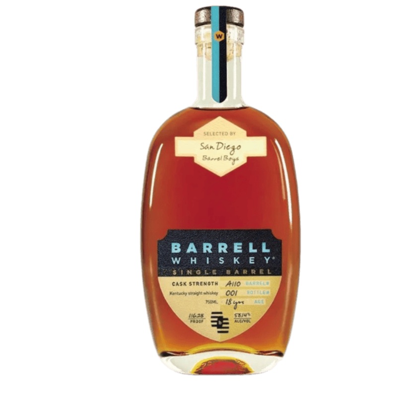 Barrell Craft Spirits 18 Year Old 'San Diego Barrel Boys' Single Barrel Select - 750ML