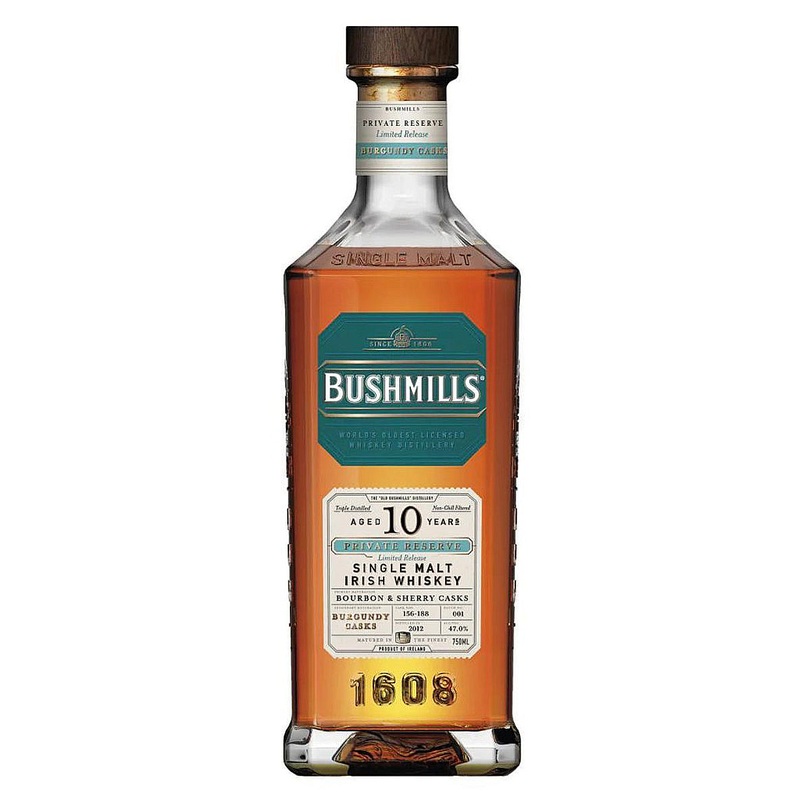 Bushmills Private Reserve 10 Year Old Burgundy Cask Whiskey