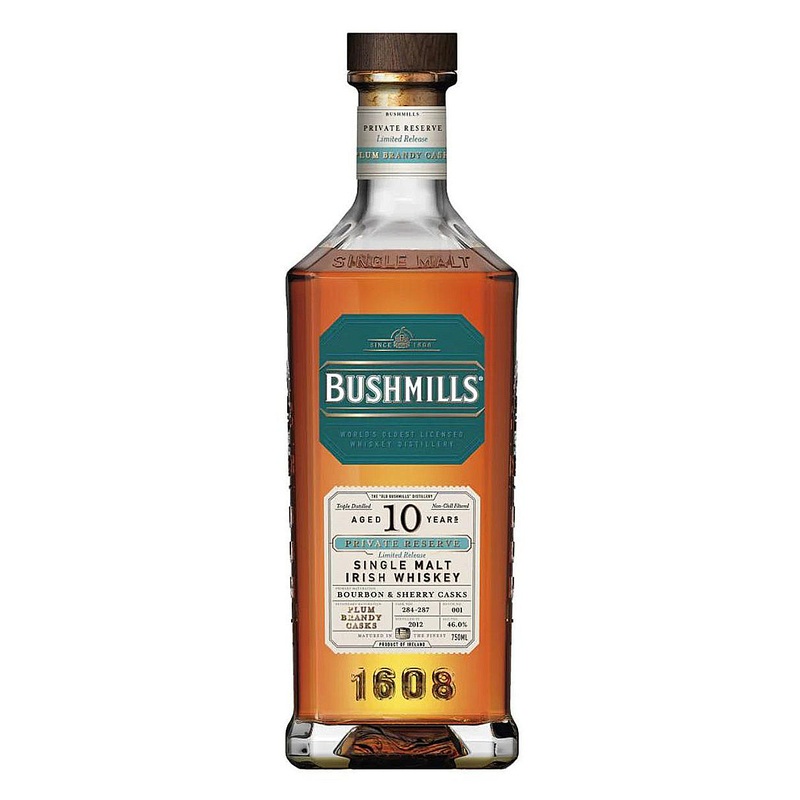 Bushmills Private Reserve 10 Year Old Plum Brandy Cask Whiskey