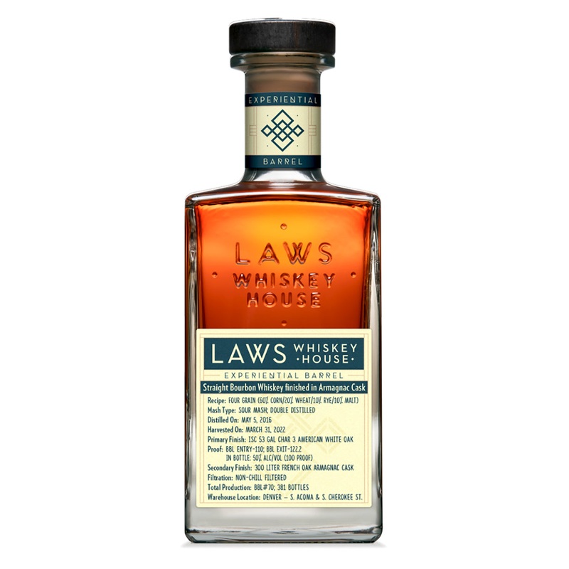 Laws Whiskey House Origins Bourbon