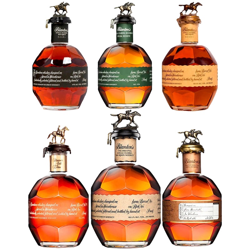 Blanton's SBB - Gold - SFTB - Reserve - Red - Black - Bourbon 6Pk Bundle