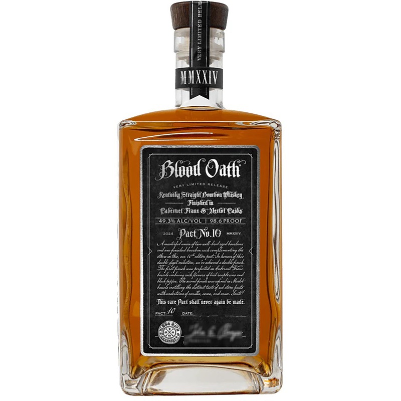 Blood Oath Pact No. 10 Bourbon Whiskey