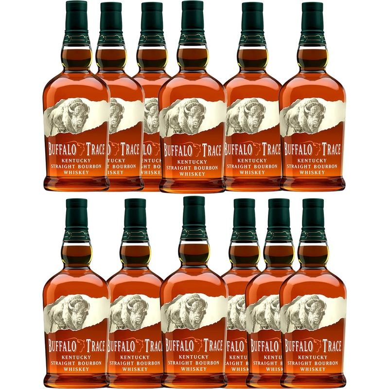 Buffalo Trace Bourbon Whiskey 12-Pack Bundle