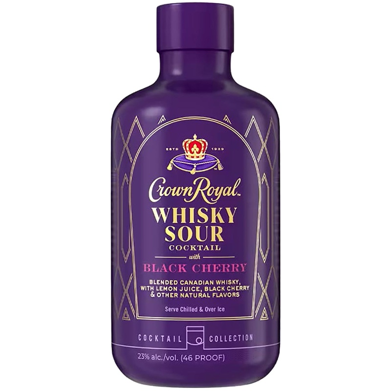 Crown Royal Black Cherry Whisky Sour 375ML
