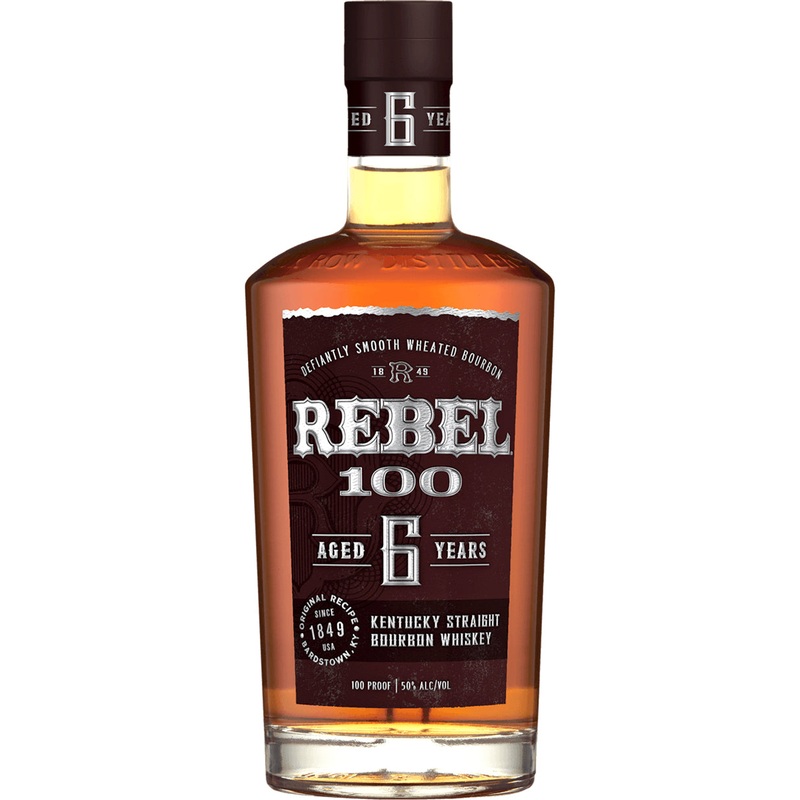 Rebel 100 Proof 6 Year Bourbon Whiskey