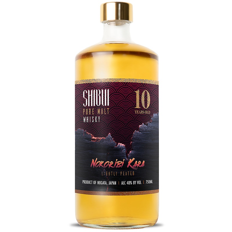 Shibui Nokoribi Kara 10 Year Lightly Peated Japanese Whisky