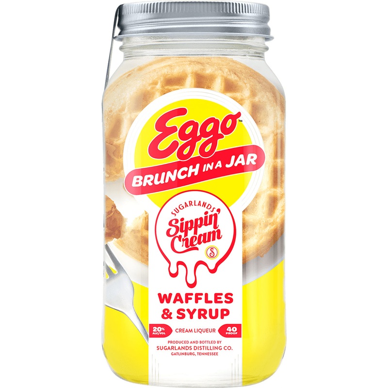 Sugarlands Shine Sippin' Cream Eggo Brunch in a Jar Waffles and Syrup