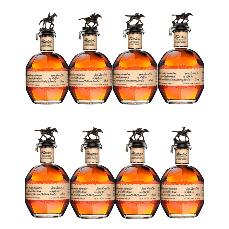 Blanton's Original Single Barrel Complete Horse Collection - 8 Bottles