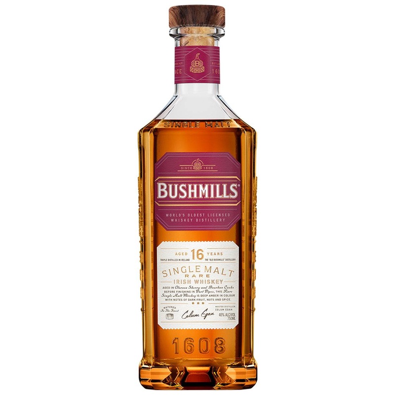 Bushmills 16 Year Old Irish Whiskey