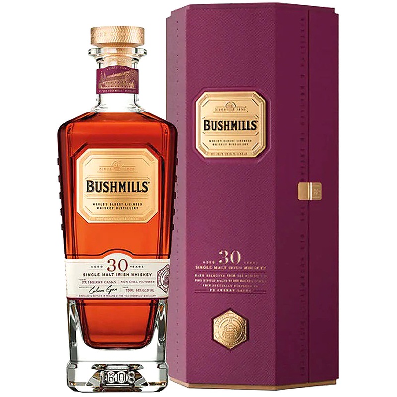 Bushmills 30 Year Old Single Malt Irish Whiskey