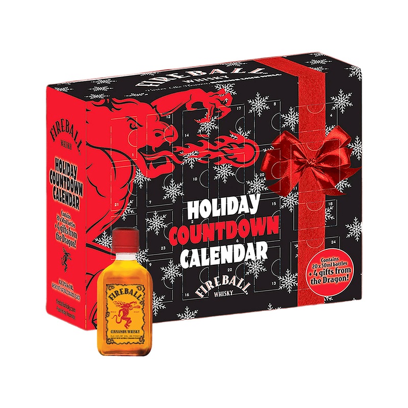 Fireball Advent Holiday Countdown Calendar Gift Pack 50ml
