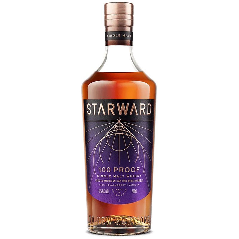 Starward 100 Proof Red Wine Barrels 3 Year Australian Whisky