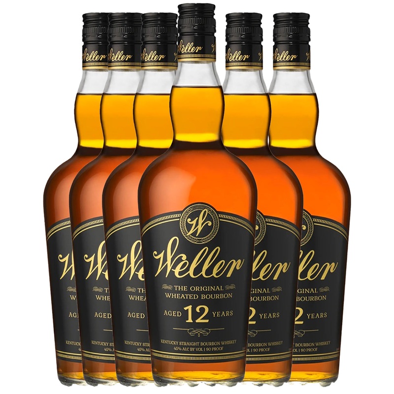 WL Weller 12 Year 6-Pack Bourbon  Bundle 700ML