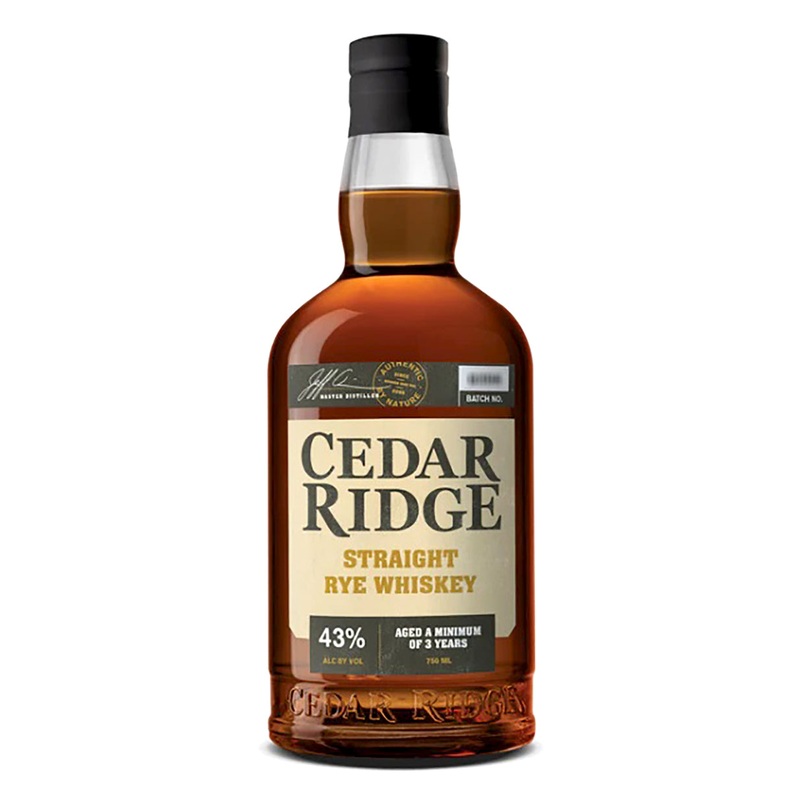 Cedar Ridge Rye Whiskey 750ml