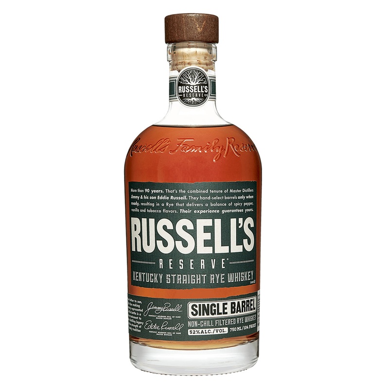 Russell's Reserve Single Barrel Rye Whiskey