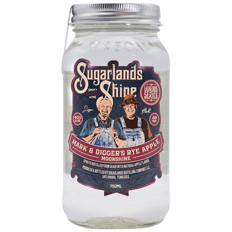 Sugarlands Mark and Diggers Rye Apple Moonshine