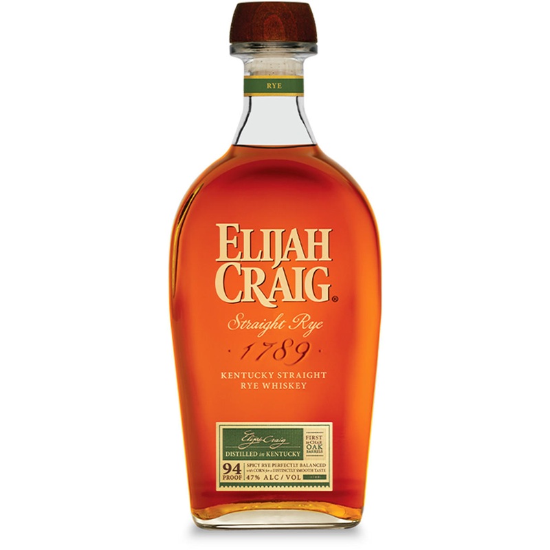 Elijah Craig Straight Rye Whiskey