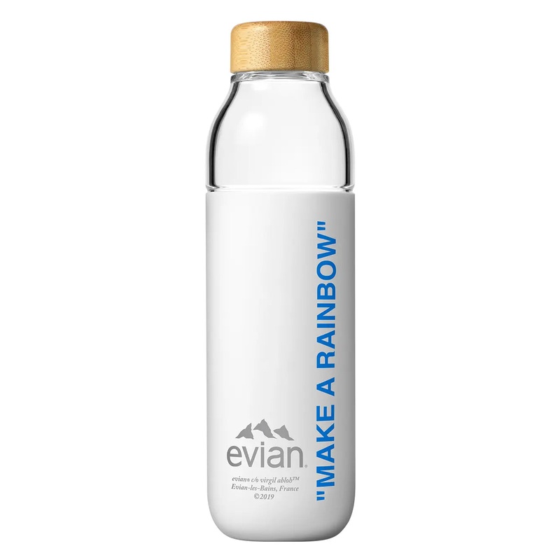 Evian x Soma Water Bottle - Baby Blue | Virgil Abloh, 500 ml