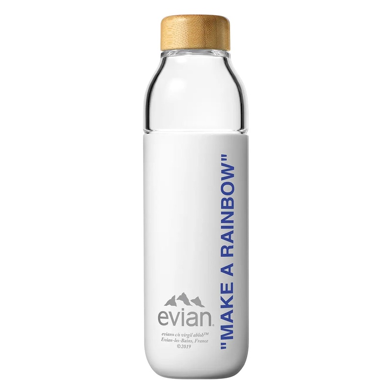 Evian x Soma Water Bottle - Bold Blue | Virgil Abloh, 500 ml