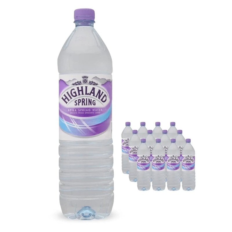 Highland Spring Still Mineral Water Multipack, 12 x 1.5 L