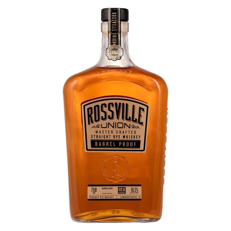 Rossville Union Barrel Proof Rye Whiskey